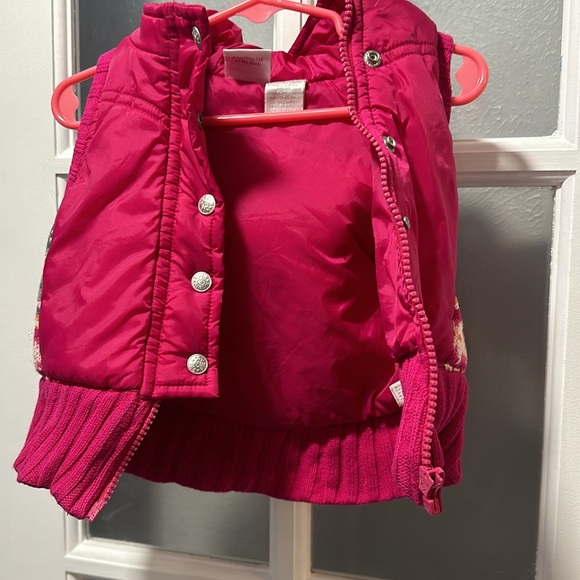Koala Kids Pink Hoodie Puffer Vest - Picture 2 of 10
